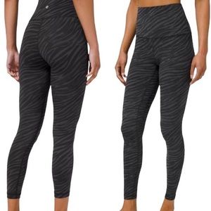 Lululemon High Rise Wunder Under leggings 25”